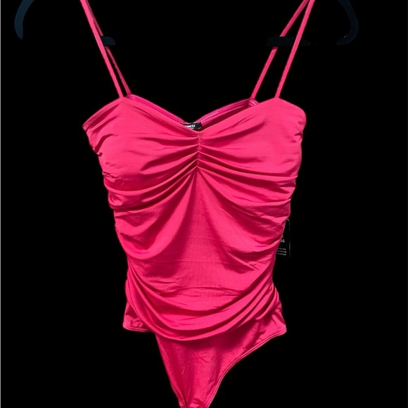 Express Pink Bodysuit with Sleek Design, with pad's🩷 - Picture 1 of 10